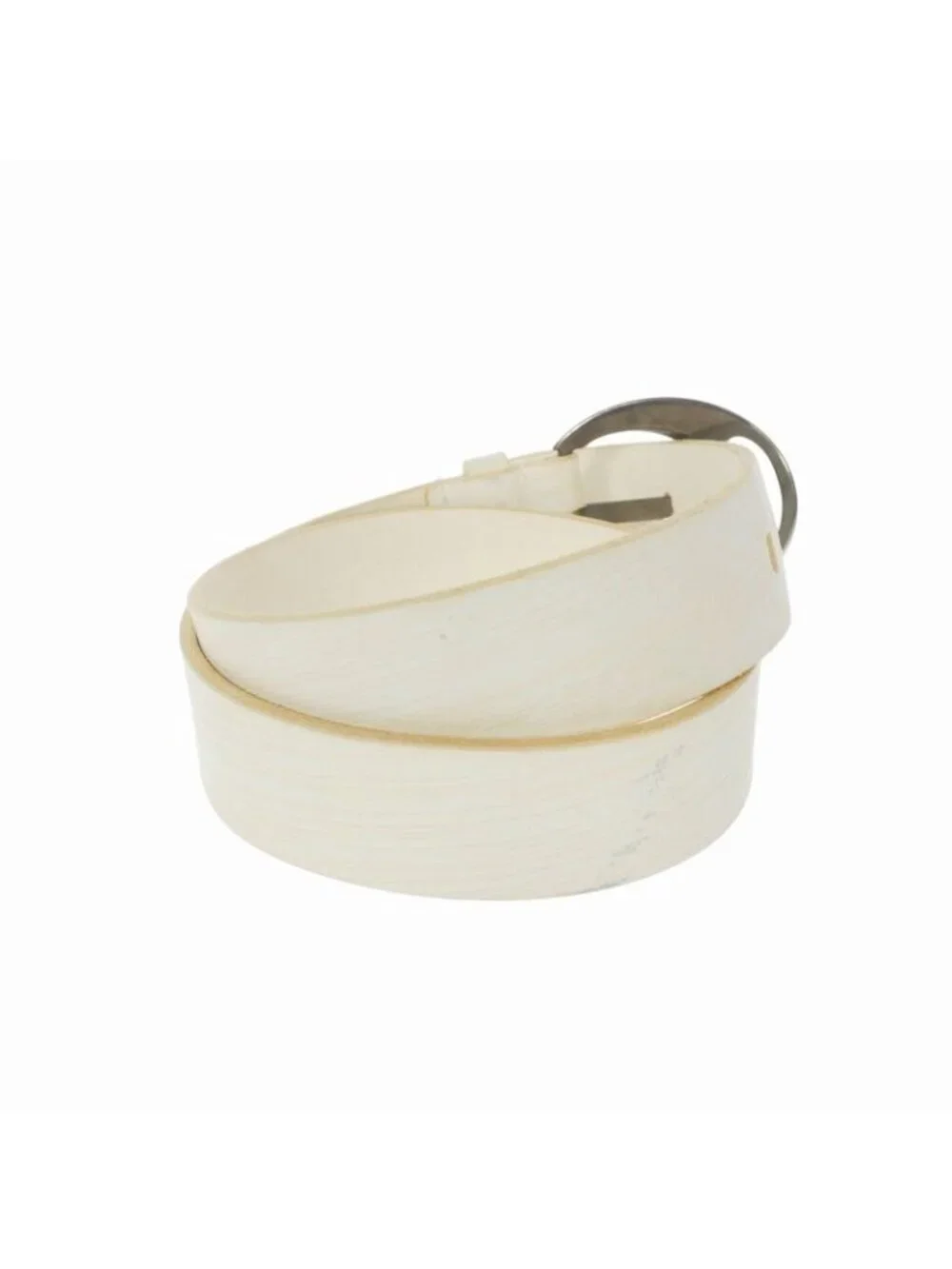 Dolce & Gabbana Leather Buckle Belt White 85
